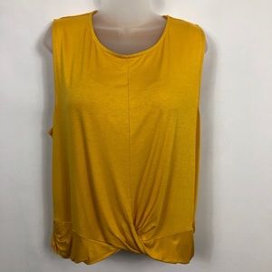 Ambiance Wrap Style Sleeveless Blouse
